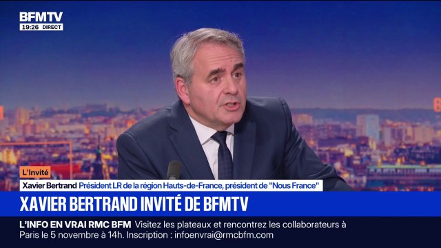 Nicolas Sarkozy incarcéré: Depuis 10 jours, je pense à lui tous les jours , affirme Xavier Bertrand