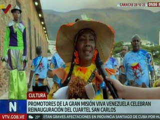 Promotores de la Gran Misión Viva Venezuela disfrutan de los espacios del Cuartel San Carlos