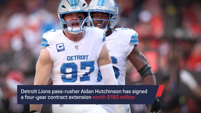 Aidan Hutchinson signs record-breaking contract extension