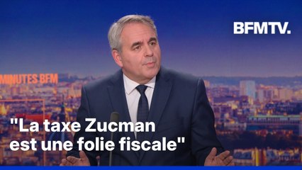 Taxe Zucman, Nicolas Sarkozy, élection présidentielle... l'interview de Xavier Bertrand en intégralité
