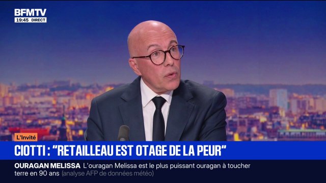 Sébastien Lecornu et Parti socialiste: Tout ça c'est un théâtre , déclare Éric Ciotti (UDR)