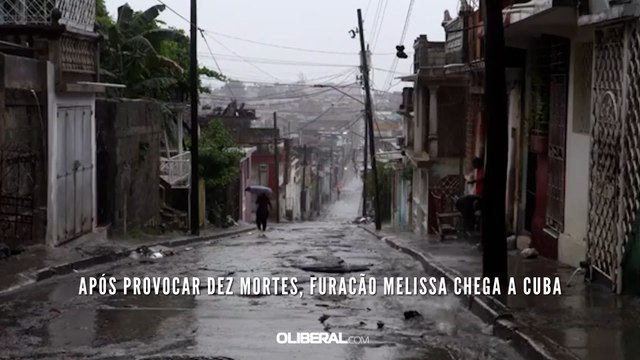 Após provocar dez mortes, furacão Melissa chega a Cuba