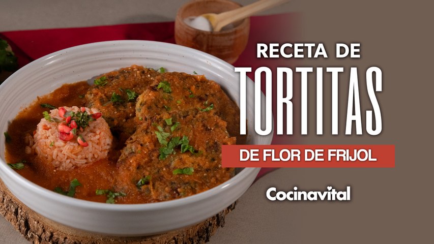 Receta de tortitas de flor de frijol o Flor de Xaxana
