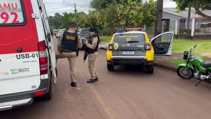 Adolescente de 14 anos sofre queda de moto após perseguição policial no Bairro Morumbi