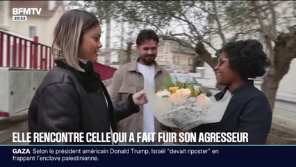 Jhordana, victime d'une tentative de viol dans le RER, retrouve Marguerite qui a fait fuir son agresseur