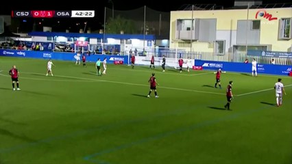 Copa del Rey:  Segundo gol del Osasuna ante Sant Jordi