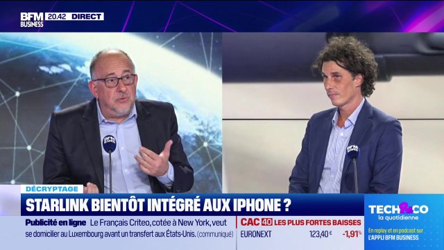 Jean-Baptiste Huet (Journaliste BFM Business) : Les iPhone 18 pourraient se connecter aux satellites Starlink - 29/10