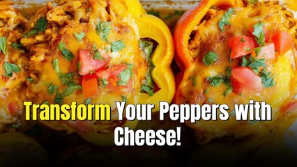 Chicken Enchilada Stuffed Peppers