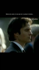 This Eye Contact 👀🔥❤️ #vampire #vampiredairies #elena #damon #delena #lover #enemies #lovestory