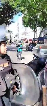 Un detenido en marcha de jubilados, Luis Fernando Ochoa