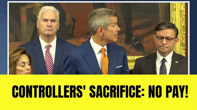 Government Shutdown Leaves Air Traffic Controllers Without a Paycheck: Duffy