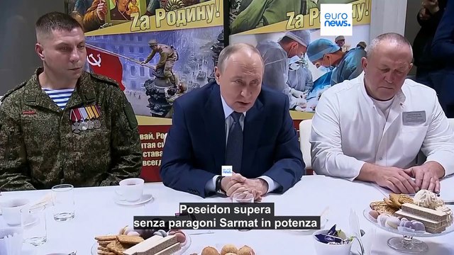 Russia, testato missile sottomarino nucleare Poseidon: per Putin nulla di simile al mondo