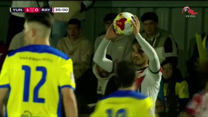 Copa del Rey: Primer gol del Rayo Vallecano ante Yuncos