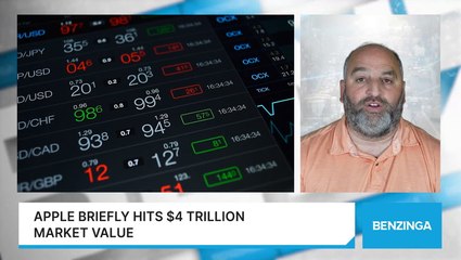 Apple Briefly Hits $4 Trillion Market Value