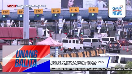 Mga pauwi sa mga probinsiya para sa Undas, inaasahang magsisimulang dumagsa sa NLEX mamayang hapon | Unang Balita
