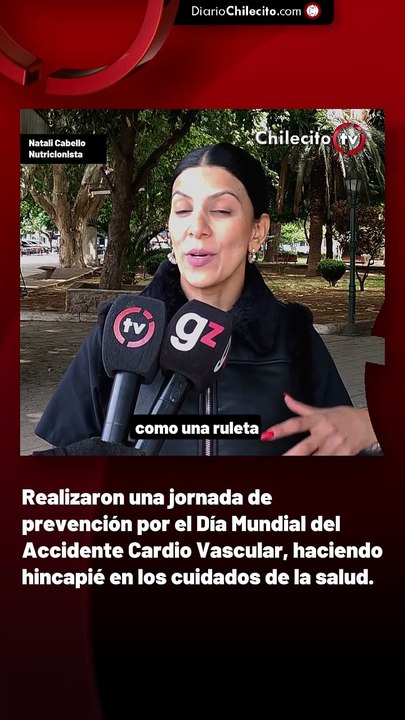 Realizaron una jornada de prevención por el Día Mundial del Accidente Cardio Vascular, haciendo hincapié en los cuidados de la salud.