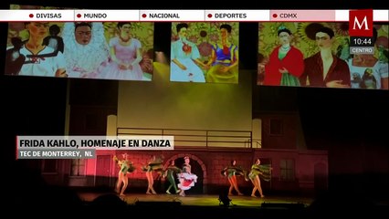Homenaje en danza a Frida Kahlo en Tec de Monterrey, Nuevo León