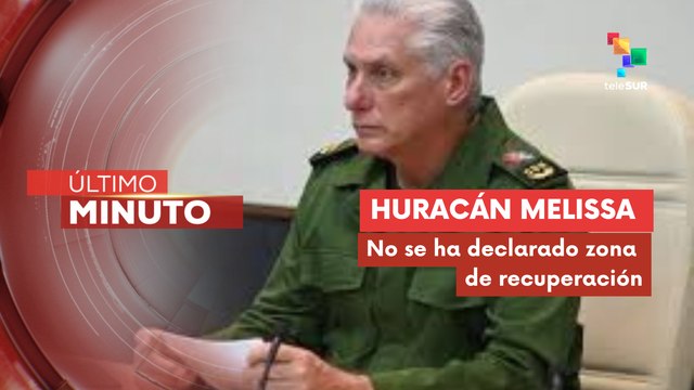 Cuba continúa trabajando en las consecuencias del huracán Melissa