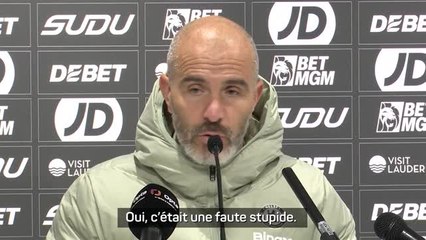 Chelsea - Maresca très agacé par le carton rouge de Delap