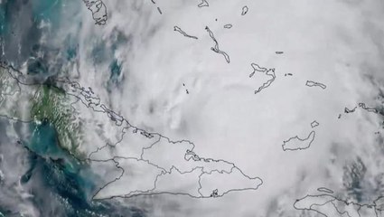 Moment Hurricane Melissa made landfall in Cuba captured in satellite imagery