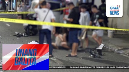 Huli-cam – Motorcycle rider, patay matapos sumalpok sa center island sa Taft Ave. | Unang Balita