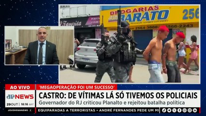 MEGAOPERAÇÃO NO RJ REGISTRA AO MENOS 115 ÓBITOS | OS PINGOS NOS IS - 29/10/25