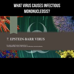 What virus causes infectious mononucleosis?