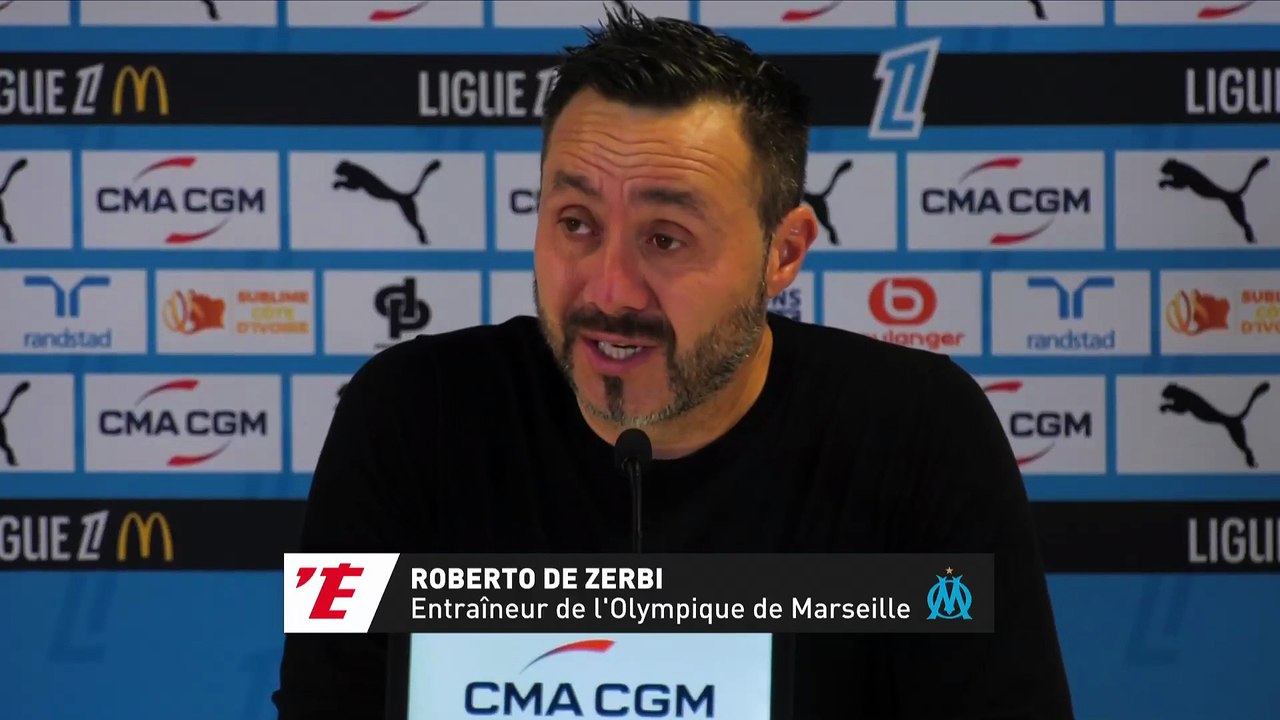 « On est tous unis dans le vestiaire », Roberto de Zerbi pas inquiet par la mauvaise passe de l’OM - Foot - Ligue 1 - OM