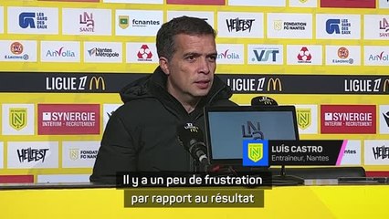 Nantes - Castro frustré après le match fou perdu contre Monaco