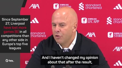 'Haven't changed my opinion' - Slot defends squad selection after Carabao Cup exit