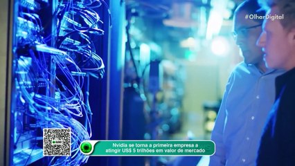 Nvidia se torna a primeira empresa a atingir US$ 5 trilhões em valor de mercado