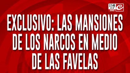 Exclusivo: las mansiones de los narcos en medio de las favelas