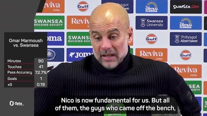 'Strikers need goals' - Guardiola happy with Marmoush after Swansea goal