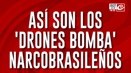 Así son los "drones bomba", el arma que usaron los narcos contra la Policía en Río de Janeiro