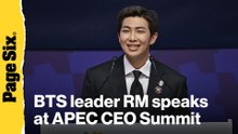 BTS leader RM delivers powerful speech about cultural diversity and creativity at APEC CEO Summit