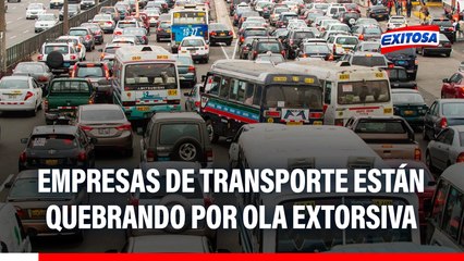 Empresas de transporte están quebrado por ola de extorsión y sicariato, señala CONET Perú