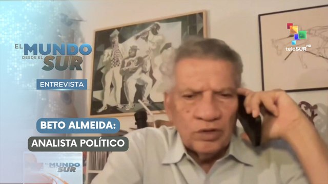 Beto Almeida. Analista político y presidente de la televisora Ciudad Libre de Brasilia EL MUNDO DESDE EL SUR 29-10-2025
