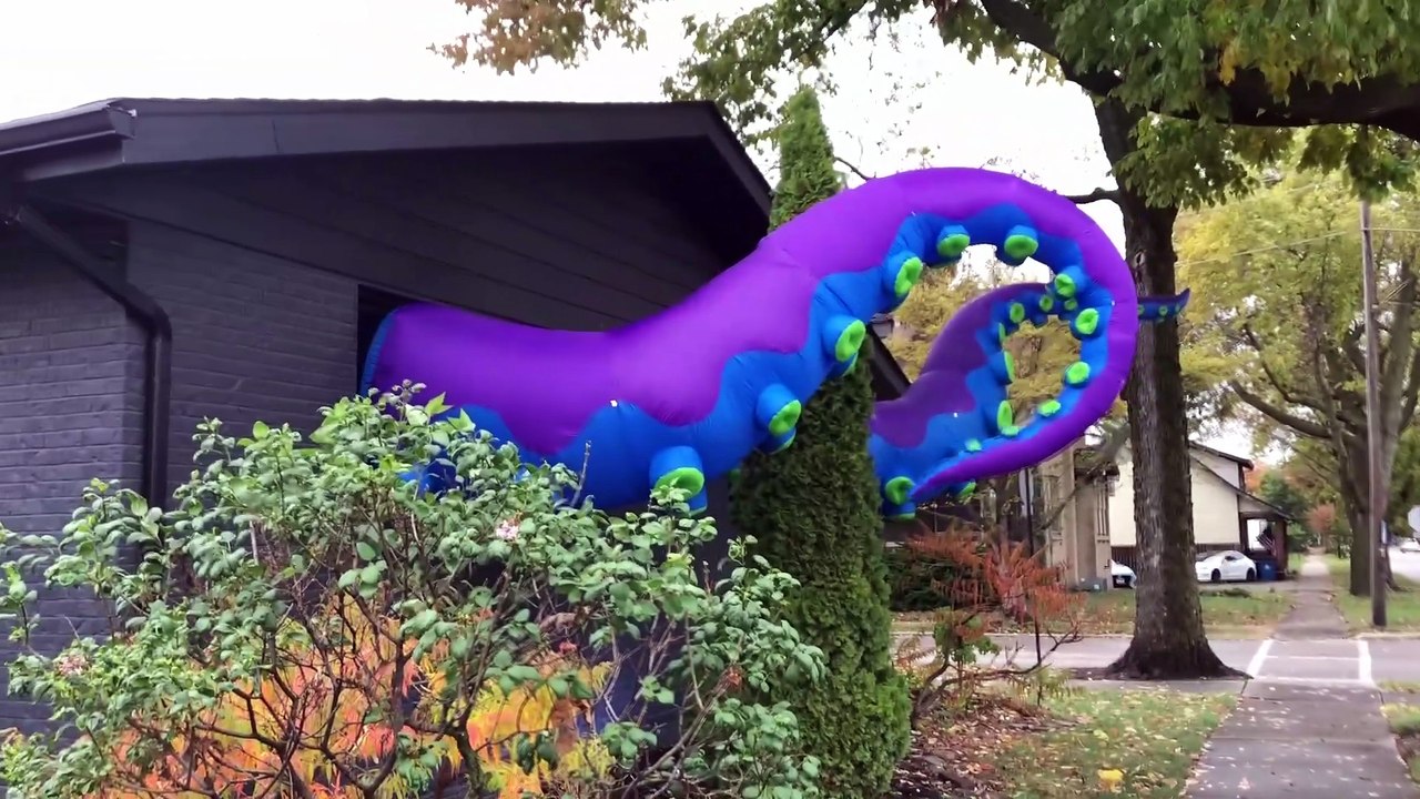 Tentacle House for Halloween