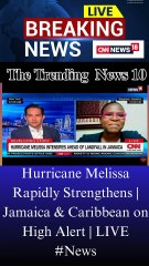 Hurricane Melissa Rapidly Strengthens | Jamaica & Caribbean on High Alert | LIVE #News