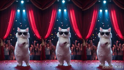 Funny dancing cat Ambilkan Bulan - Funny cat - Dancing cat - Cute cat - HANA KIDS