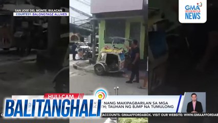 Lalaking nag-amok, patay nang makipagbarilan sa mga pulis sa Brgy. Muzon South; tauhan ng BJMP na tumulong sa pulis, sugatan | Balitanghali