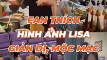 Fan tỏ ra thích thú khi thấy LISA GIẢN DỊ