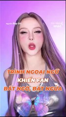 HUYỀN BABY có trình độ NGOẠI NGỮ không thua kém ai