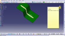 Adding Stiffener bead in Catia V5_ Surface design in Catia v5