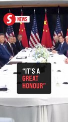 Trump and Xi sit down for talks