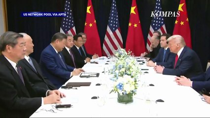 Saling Jabat Tangan! Momen Trump dan Xi Jinping Bertemu di Busan, Korsel