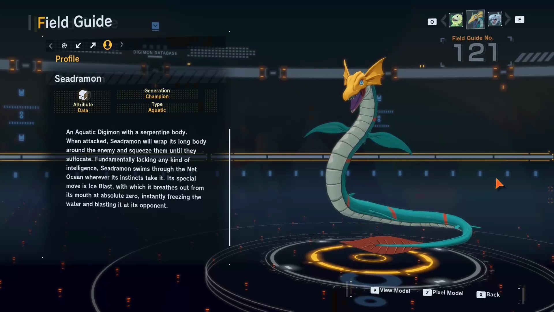 Megaseadramon Digimon Time Stranger