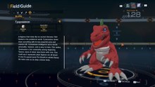 tyrannomon all digivolution/de-digivolution/profile Digimon Story Time Stranger