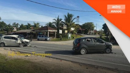 Bayi 9 bulan maut kemalangan empat buah kereta