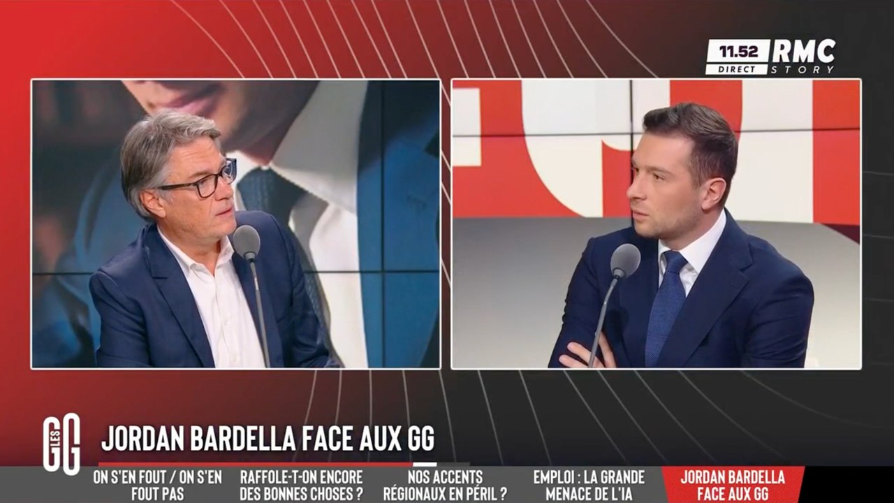 Questionné par Jordan Bardella, Alain Marschall (Les Grandes Gueules) révèle son salaire : "Pas d'action à la fin"